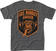 T-Shirt Gas Monkey Garage T-Shirt Shield Male Grey M