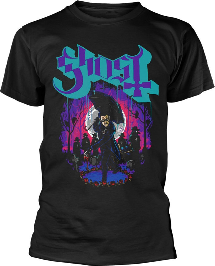 Shirt Ghost Shirt Ashes Heren Zwart 2XL