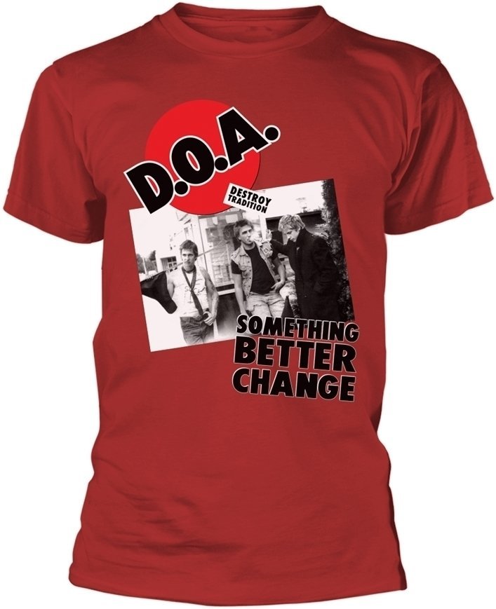 Shirt D.O.A Shirt Something Better Change Red S