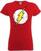 T-shirt The Flash Distressed Logo Red XL T-shirt