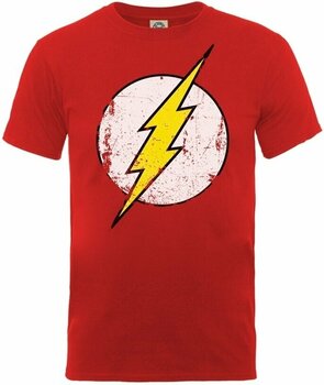 T-shirt The Flash Distressed Logo T-Shirt L - 1