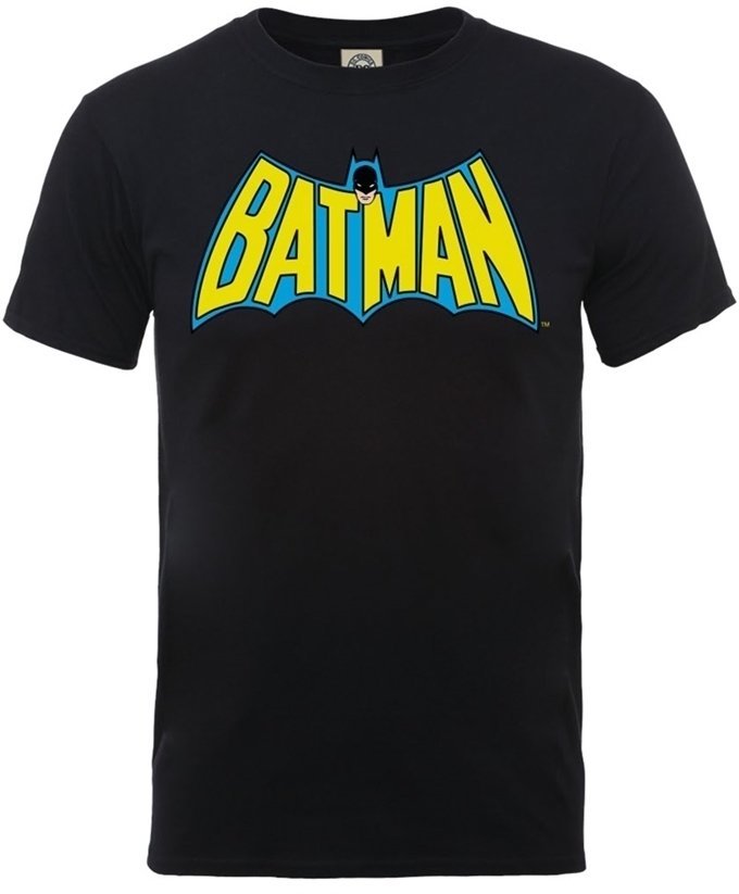 T-shirt Batman Retro Logo Black S T-shirt
