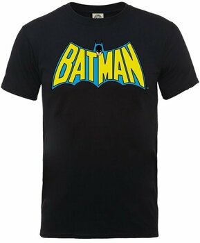T-shirt Batman Retro Logo Black S T-shirt - 1