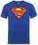 T-Shirt Superman Blau M Film T-Shirt