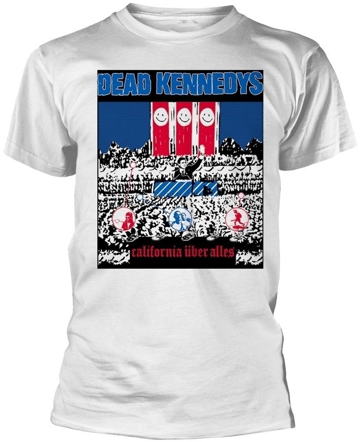 T-Shirt Dead Kennedys T-Shirt California Uber Alles Herren White M