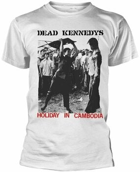 Maglietta Dead Kennedys Maglietta Holiday In Cambodia Maschile White M - 1