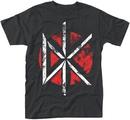 Dead Kennedys Distressed DK Logo Black L T-särk