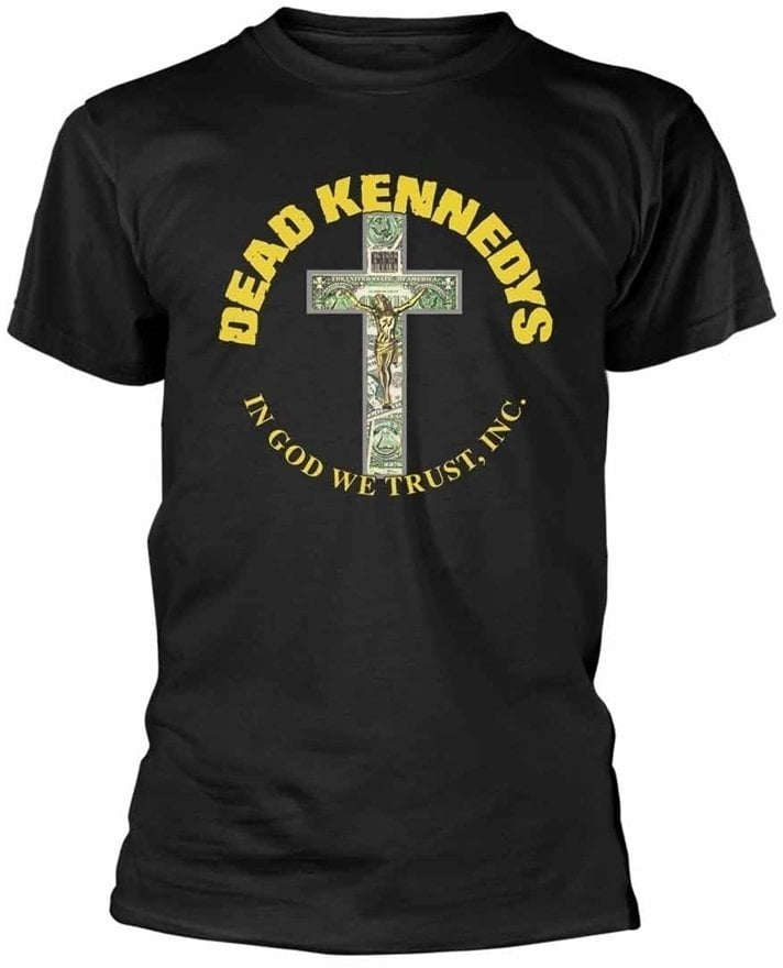 T-shirt Dead Kennedys T-shirt In God We Trust 2 Masculino Black L