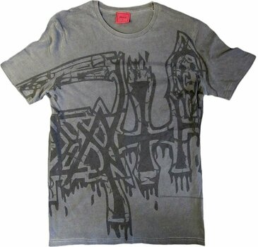 T-Shirt Death T-Shirt Large Logo Herren Grau M - 1