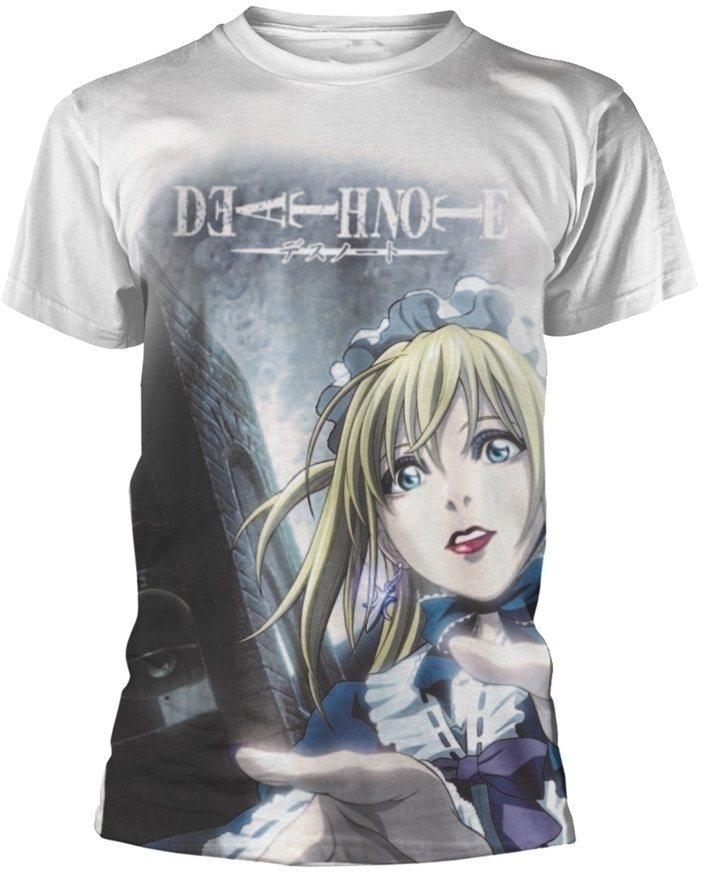 Koszulka Death Note Lighting Up The Darkness All Over White S Koszulka