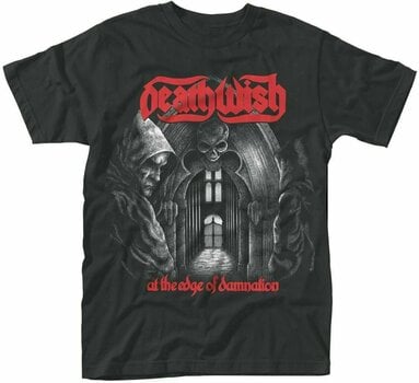 T-Shirt Deathwish T-Shirt At The Edge Of Damnation Herren Black S - 1