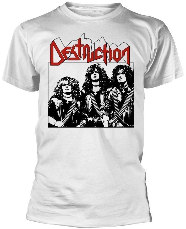 T-Shirt Destruction T-Shirt Alt Photo White 2XL