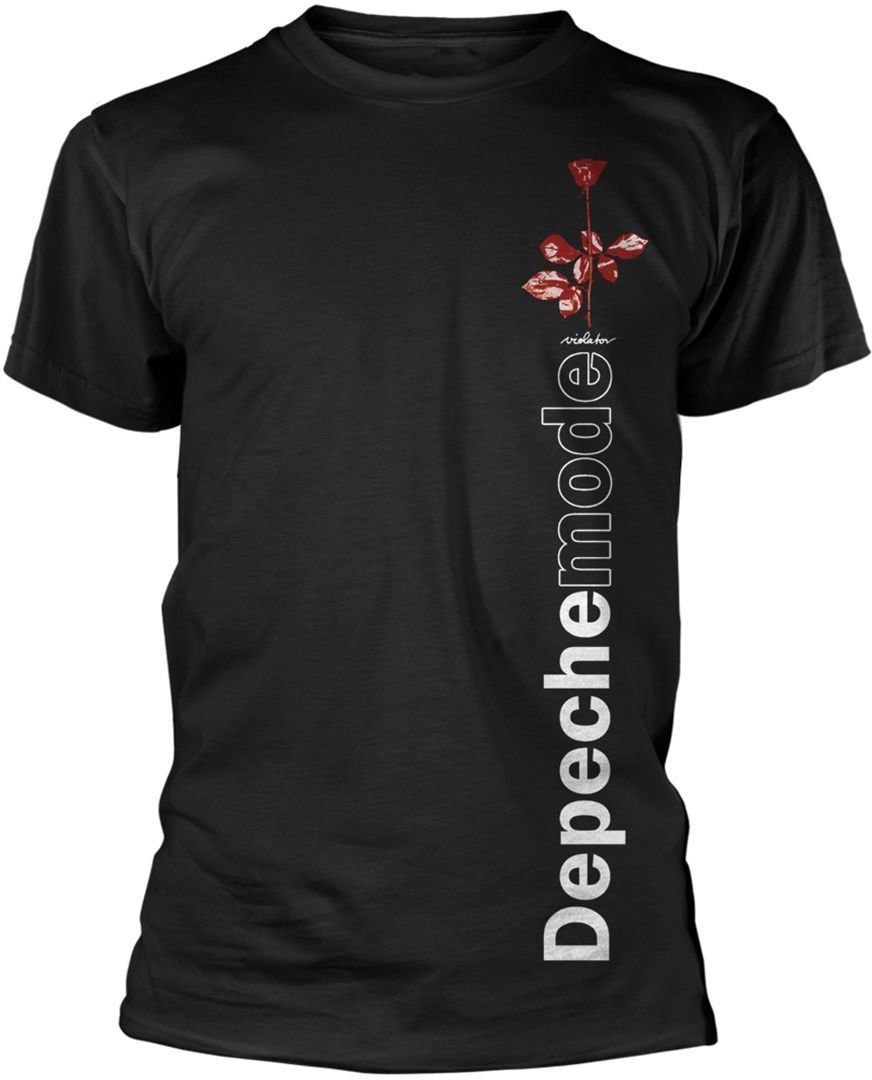 T-Shirt Depeche Mode T-Shirt Violator Side Rose Herren Black M
