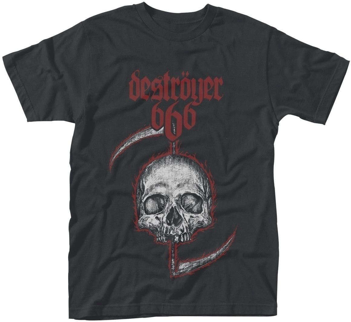 T-shirt Destroyer 666 Skull Black M T-shirt
