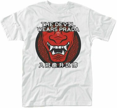 T-shirt The Devil Wears Prada T-shirt Oni Mask Blanc S - 1