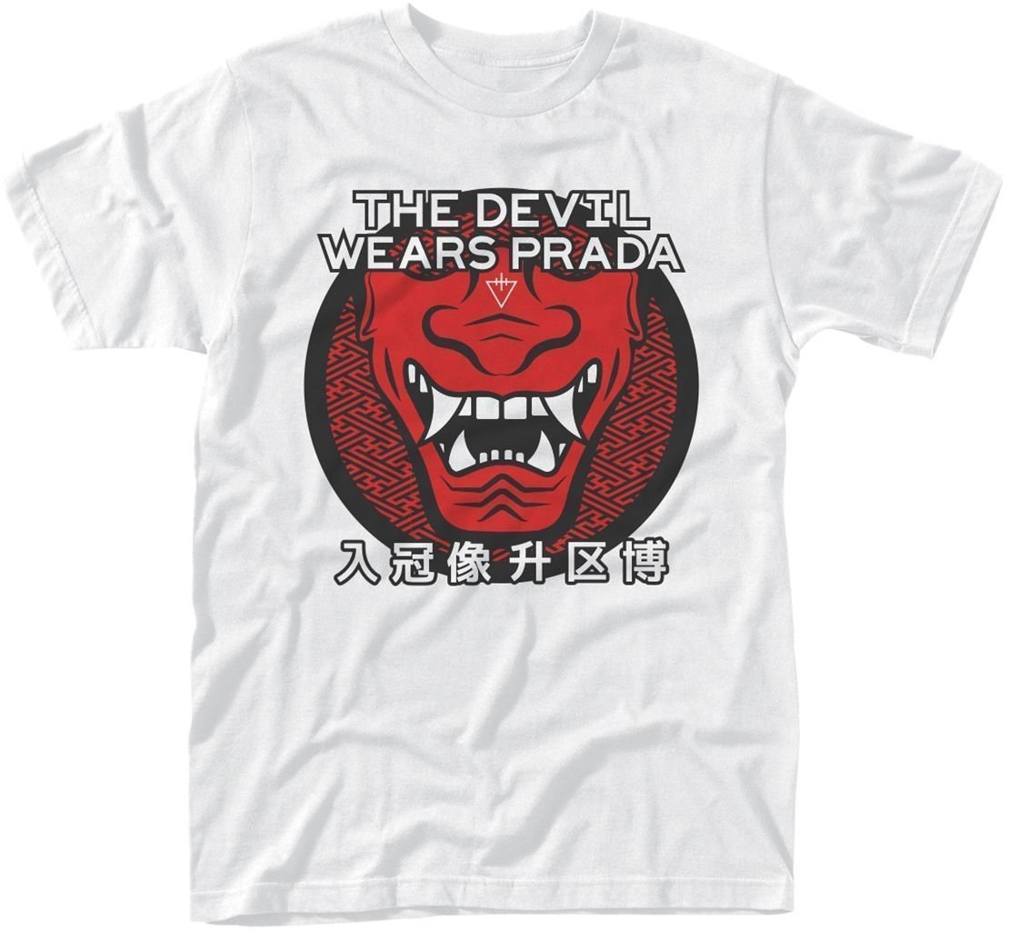 T-Shirt The Devil Wears Prada T-Shirt Oni Mask Weiß L