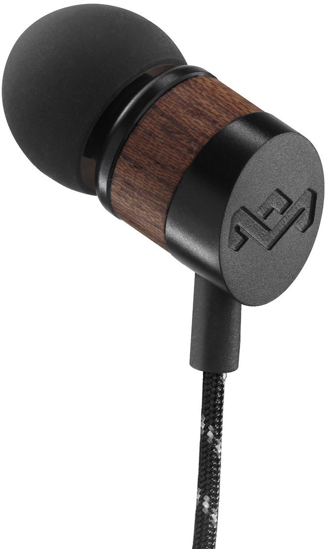 Căști In-Ear standard House of Marley Uplift 1-Button Remote with Mic Midnight