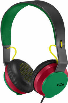 Broadcast Headset House of Marley Roar On-Ear Headphones with Mic Rasta - 1