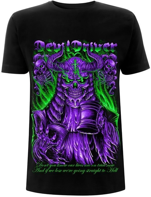 T-shirt Devildriver Judge Neon Neon L T-shirt