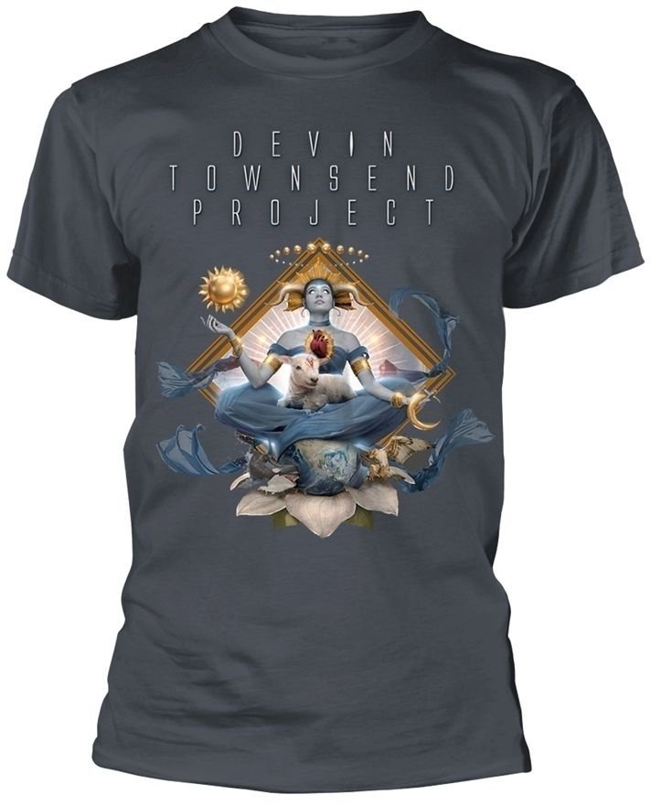 Camiseta de manga corta Devin Townsend Camiseta de manga corta Project Lower Mid Tier Prog Metal Grey S
