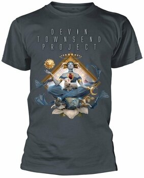 T-shirt Devin Townsend T-shirt Project Lower Mid Tier Prog Metal Masculino Grey M - 1