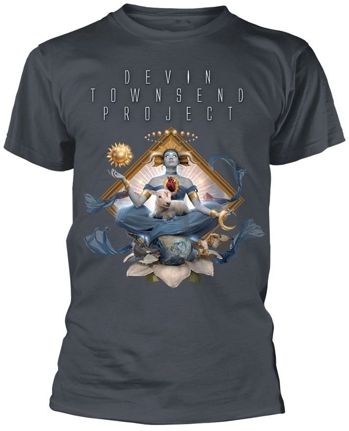Marškinėliai Devin Townsend Project Lower Mid Tier Prog Metal Grey XL Marškinėliai