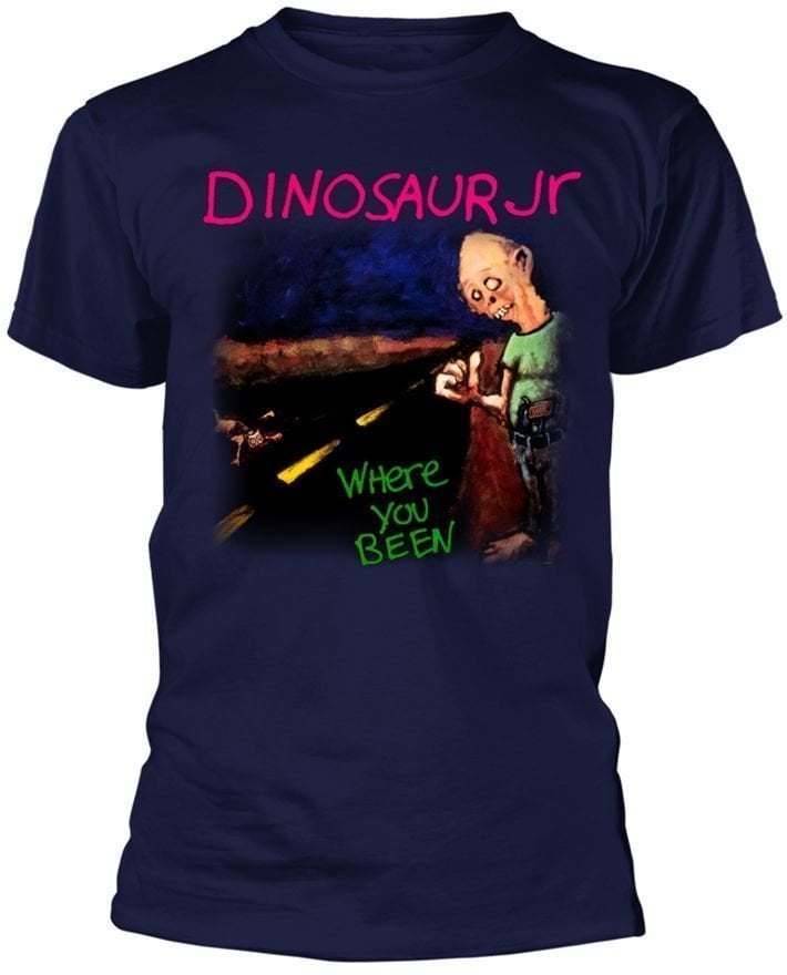 T-Shirt Dinosaur Jr. T-Shirt Where You Been Male Navy 2XL