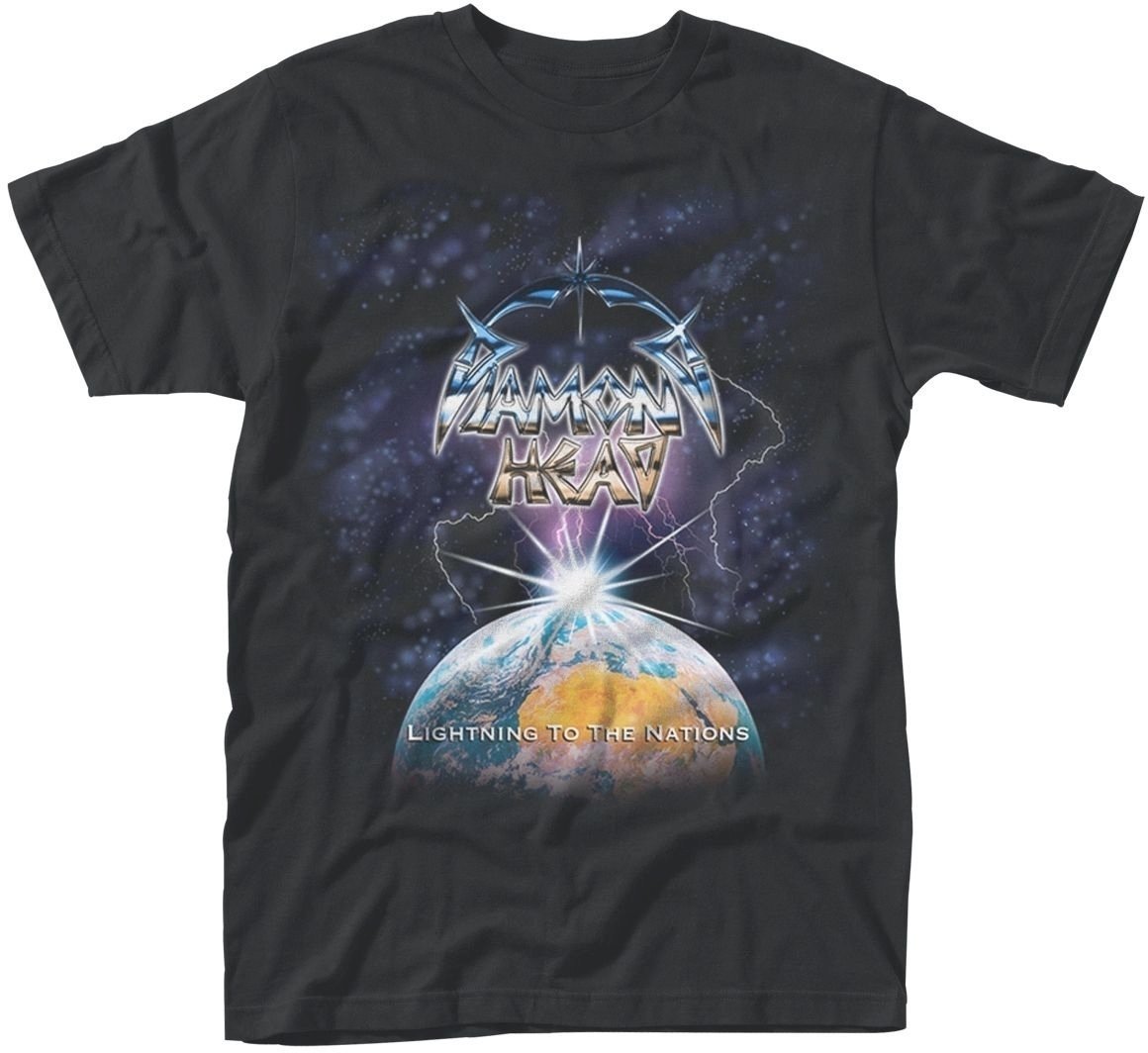 T-Shirt Diamond Head T-Shirt Lightning Male Black S