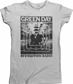 Skjorte Green Day Skjorte Power Shot Hunkøn White XL - 1