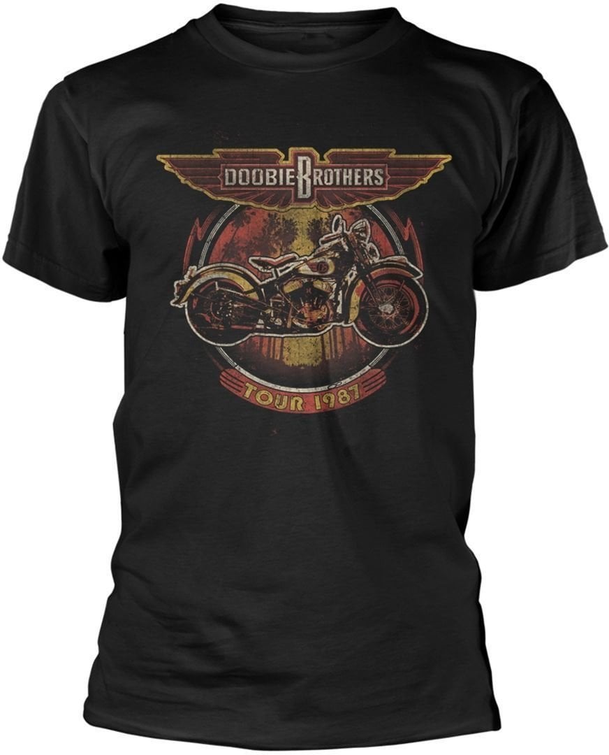 Tričko The Doobie Brothers Motorcycle Tour '87 Black 2XL Tričko