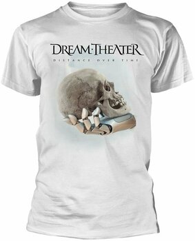 Camiseta de manga corta Dream Theater Camiseta de manga corta Distance Over Time Cover Blanco S - 1