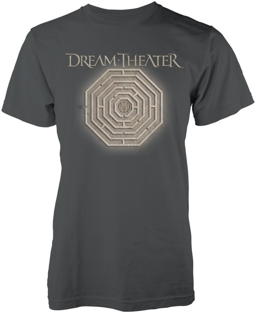 Skjorte Dream Theater Skjorte Maze Mand Charcoal M
