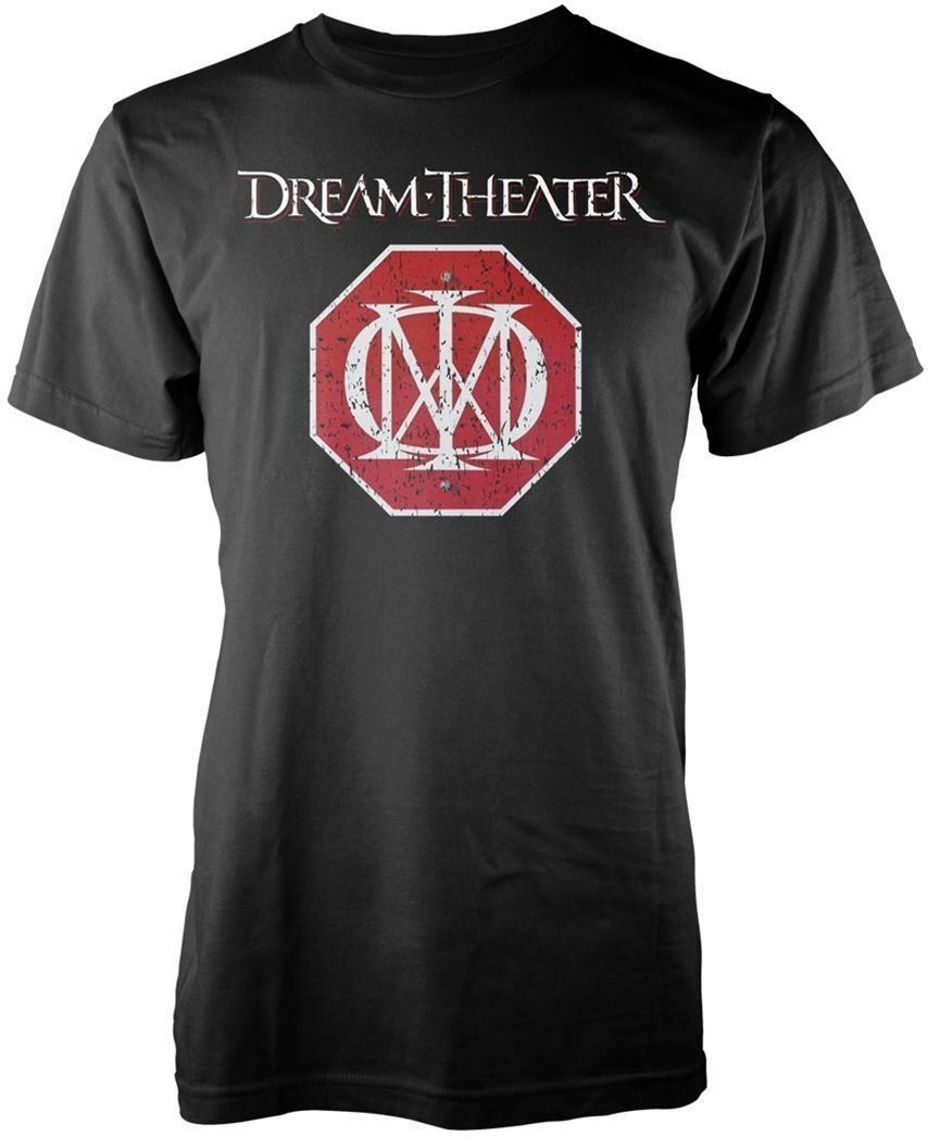 Tričko Dream Theater Tričko Red Logo Pánské Black M