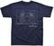 T-shirt Doctor Who Dalek Blueprint Navy L T-shirt