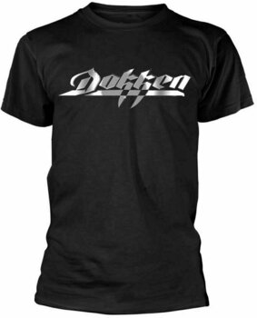 Camiseta de manga corta Dokken Camiseta de manga corta Metal Logo Negro S - 1