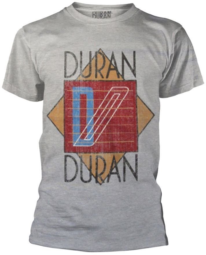 T-Shirt Duran Duran T-Shirt Logo Grey S