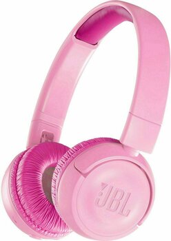 Trådlösa on-ear-hörlurar JBL JR300BT Pink - 1