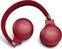 Langattomat On-ear-kuulokkeet JBL Live400BT Red