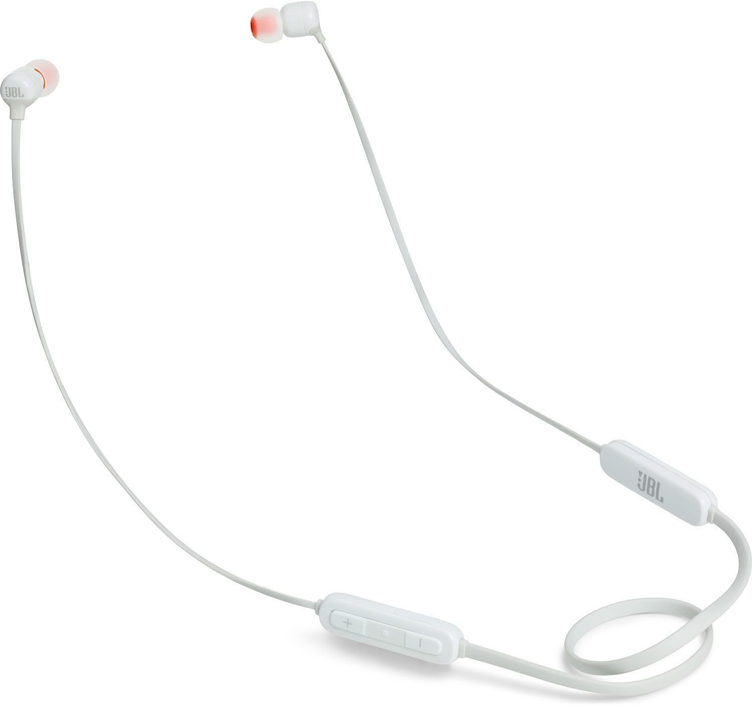 Безжични In-ear слушалки JBL T110BT бял