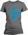 T-Shirt Ed Sheeran T-Shirt Divide Logo Female Grey M
