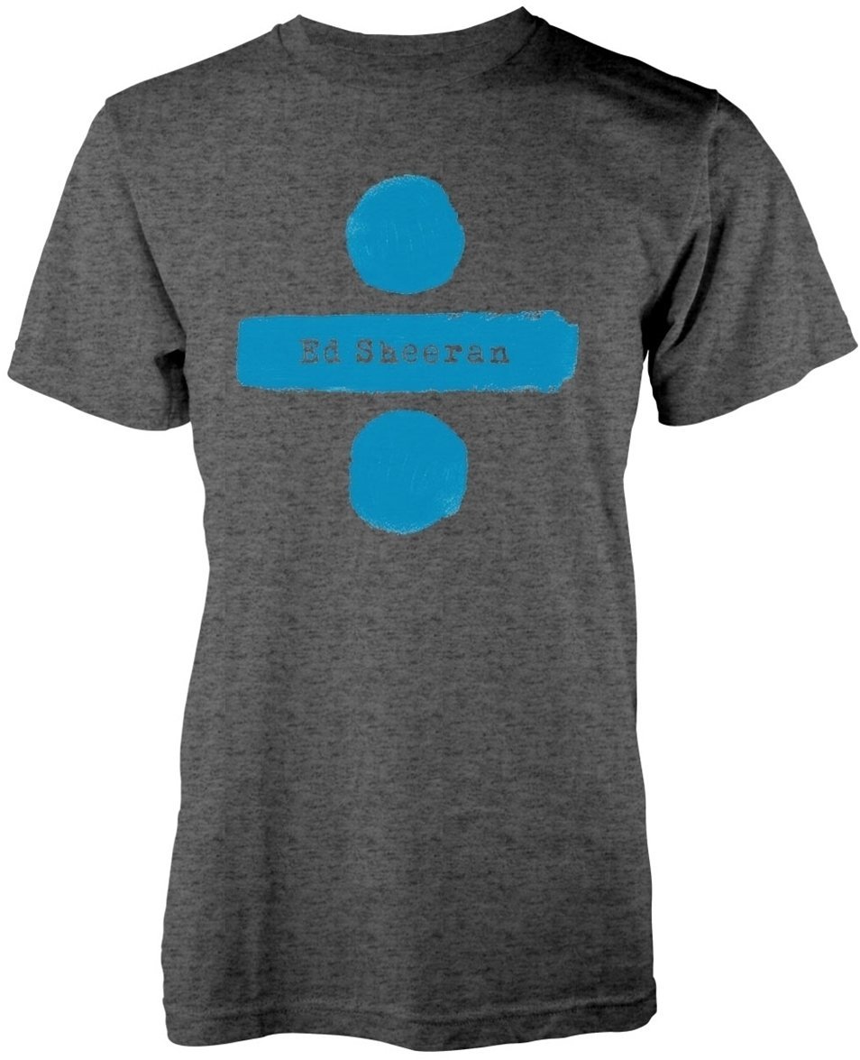 T-shirt Ed Sheeran T-shirt Divide Logo Grey S