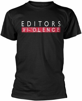 Tričko Editors Tričko Violence Black M - 1