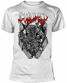 T-Shirt Exhumed T-Shirt Casket Crusher White L - 1