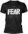T-shirt Fear The Shirt Black 2XL T-shirt