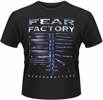Shirt Fear Factory Shirt Demanufacture Heren Black S - 1