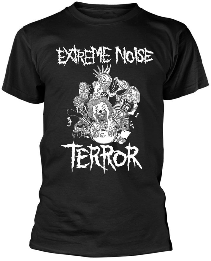 Tričko Extreme Noise Terror Tričko In It For Life Pánské Black S