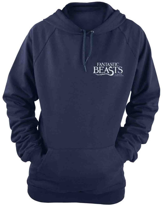 Hættetrøje Fantastic Beasts Hættetrøje Macusa Navy XL