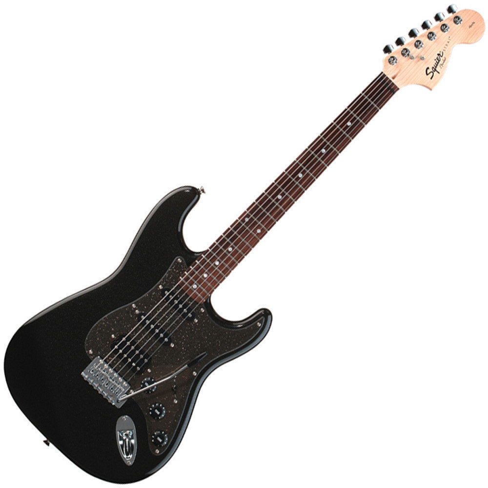 Electric guitar Fender Squier Stratocaster Bullet HSS Tremolo Ltd Black Metallic