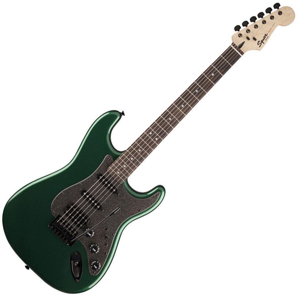 Elektrische gitaar Fender Squier Stratocaster Bullet HSS Tremolo Ltd Green Metallic