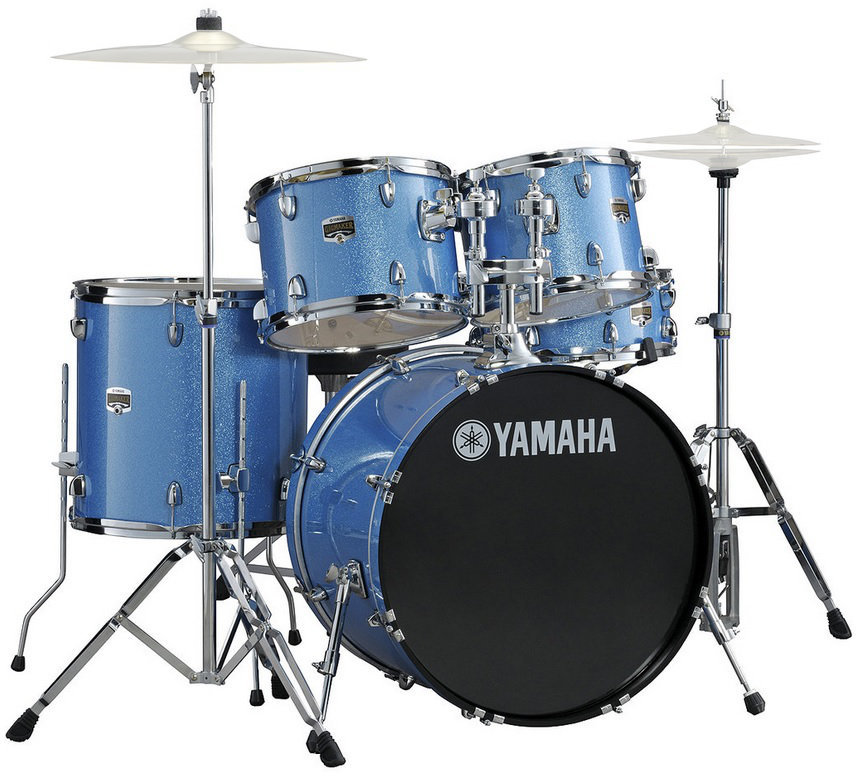 Batterie acoustique Yamaha GM0F5 GigMaker Drum Set Jazz Blue Ice Glitter